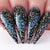 Kiara Sky Gel Polish 436 - Black Glitter Colors - Vegas Volt