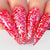 Kiara Sky Gel Nail Polish Duo - 461 Red Glitter Colors - Forbidden